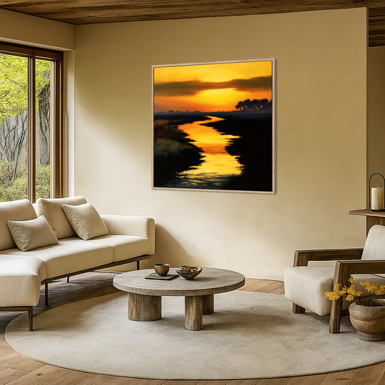 Large Sunset Canvas Print
