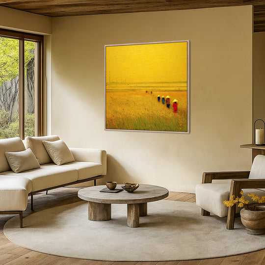 Yellow Field Canvas Print