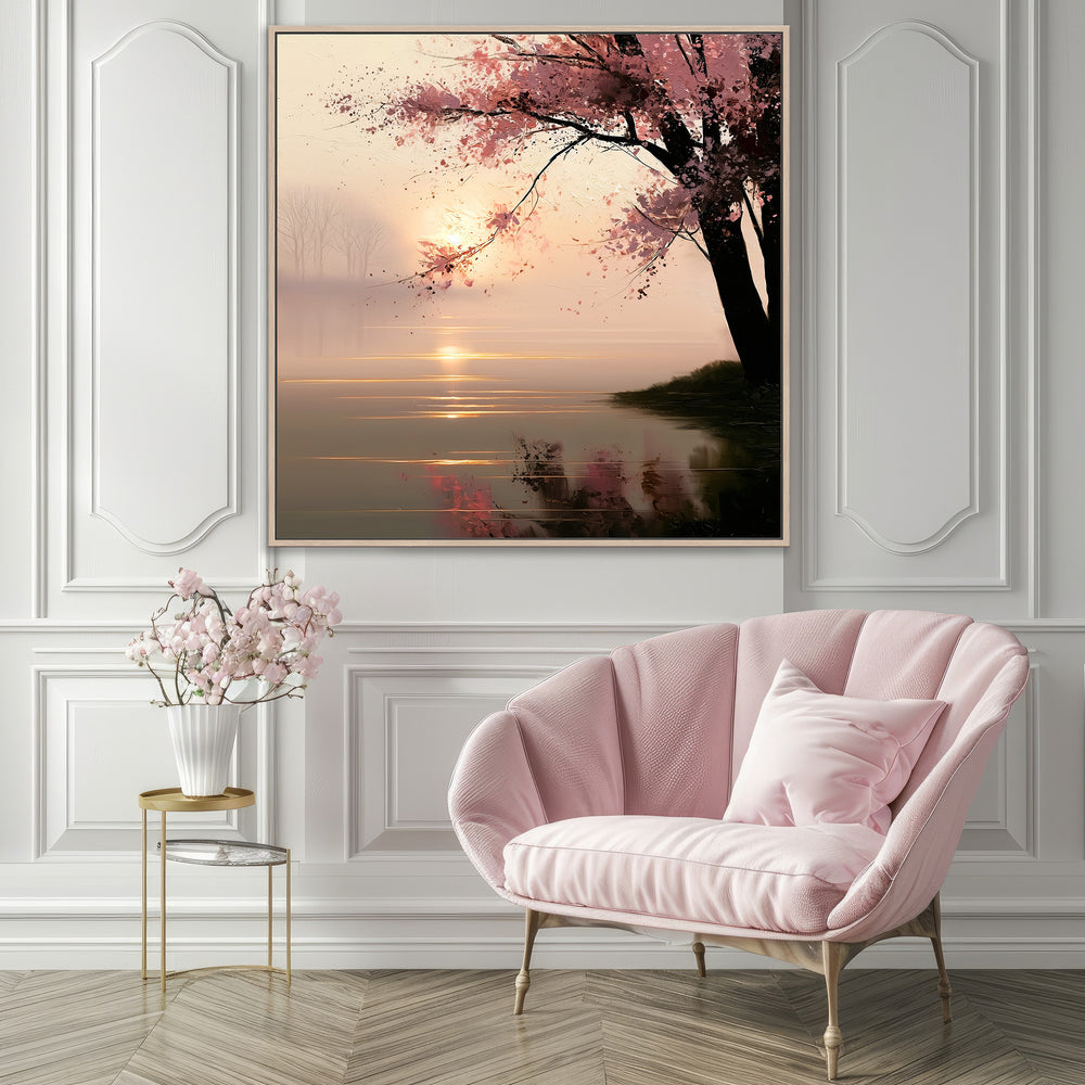 Large Cherry Blossom Canvas Print
