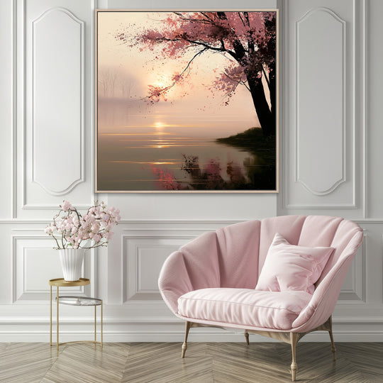 Large Cherry Blossom Canvas Print