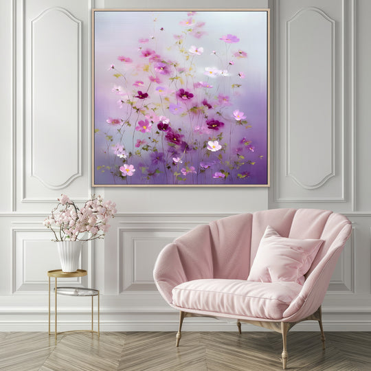Pink Floral Canvas Print