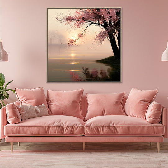 Large Cherry Blossom Canvas Print