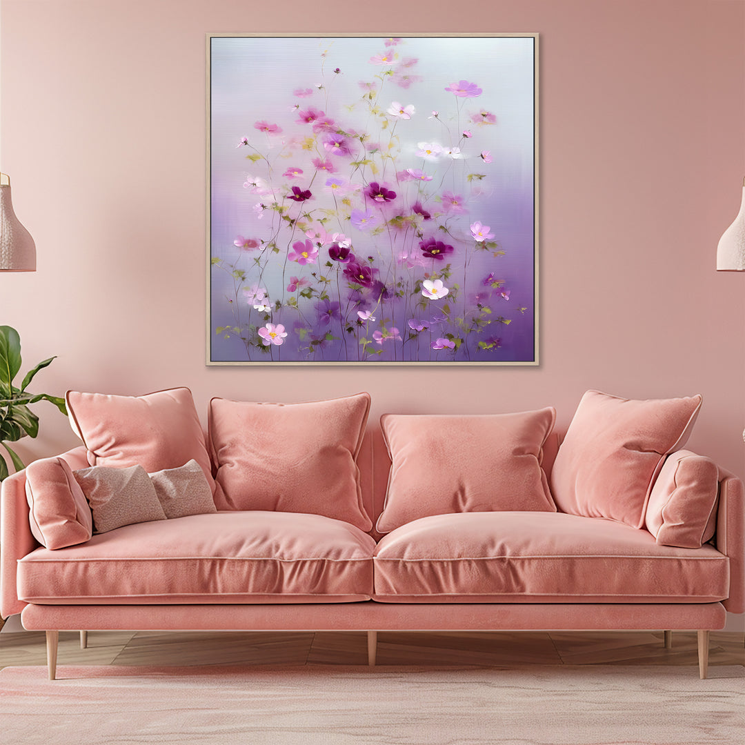 Pink Floral Canvas Print