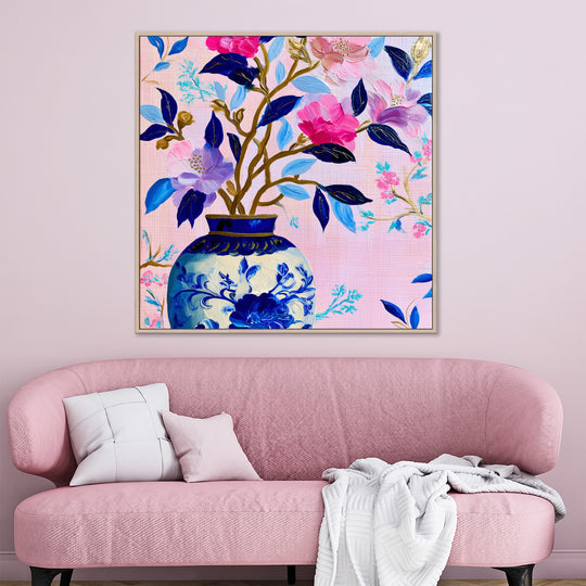Large Floral Canvas Print