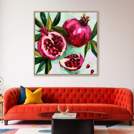 Large Pomegranate Canvas Print