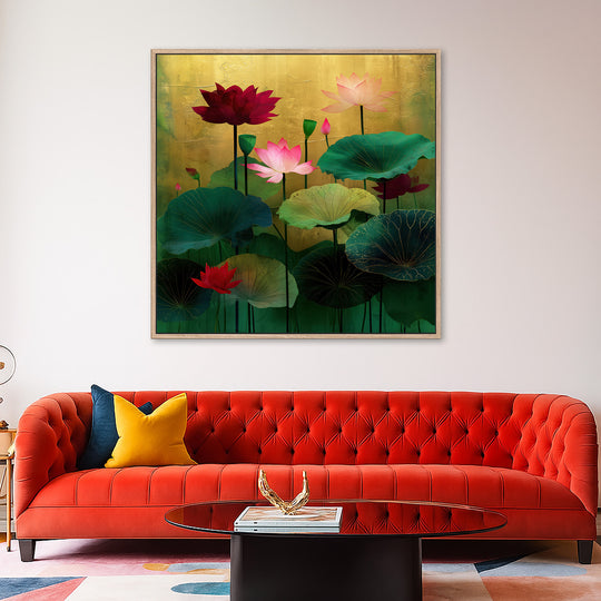 Large Lotus Canvas Print
