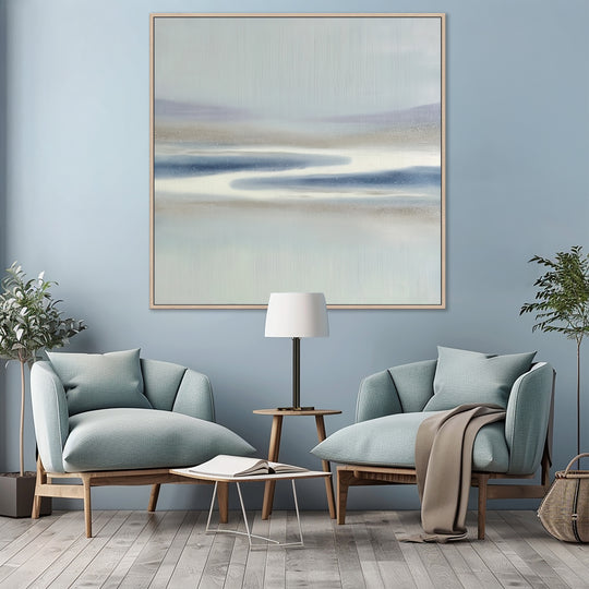 Abstract Coastal Landscape Canvas Print