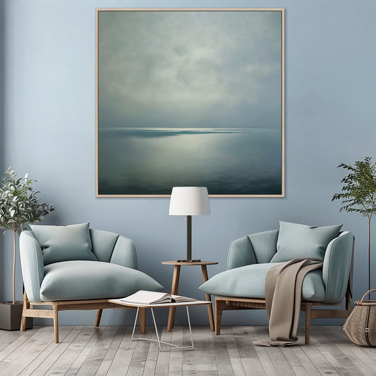 Minimal Ocean Canvas Print