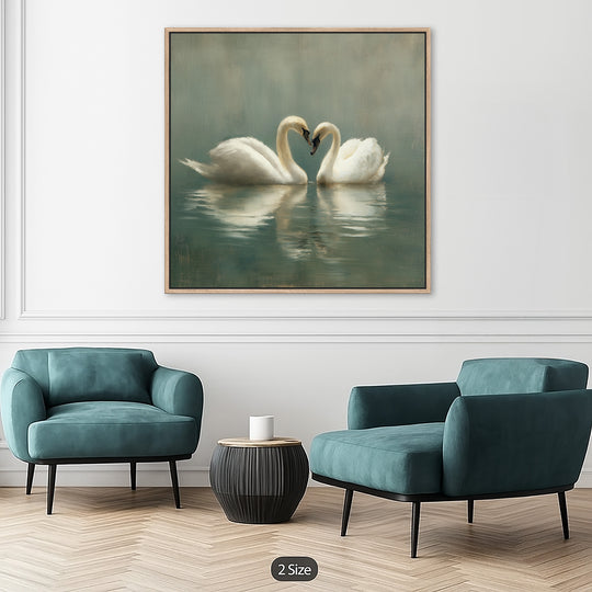 Swans Canvas Print