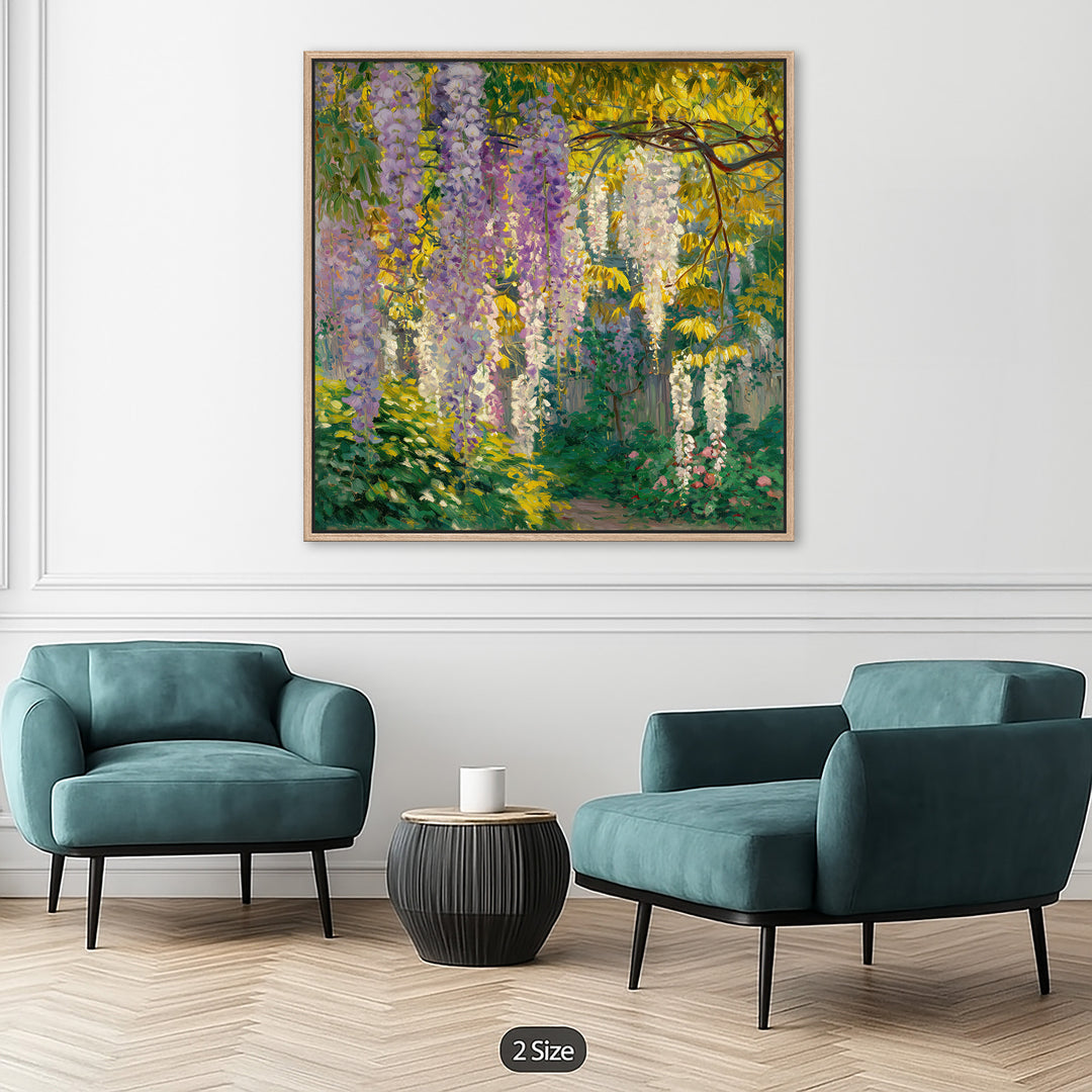 Wisteria Garden Canvas Print
