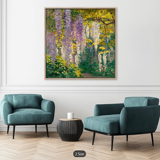 Wisteria Garden Canvas Print