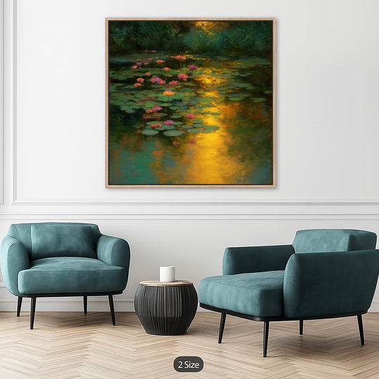 Lotus Pond Canvas Print