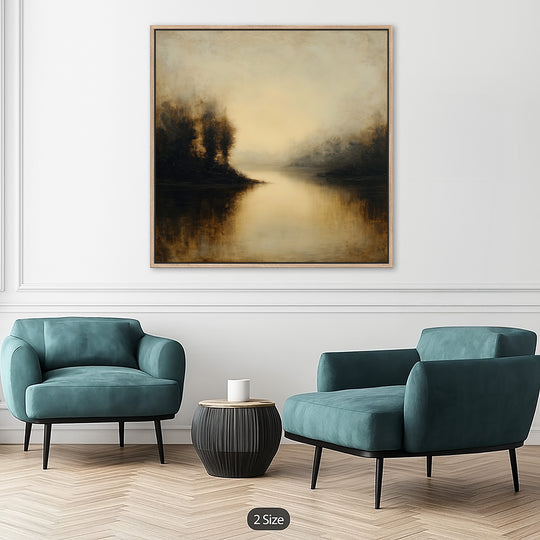 Moody Lake Canvas Print