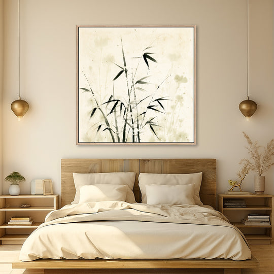 Large Bamboo Canvas Print
