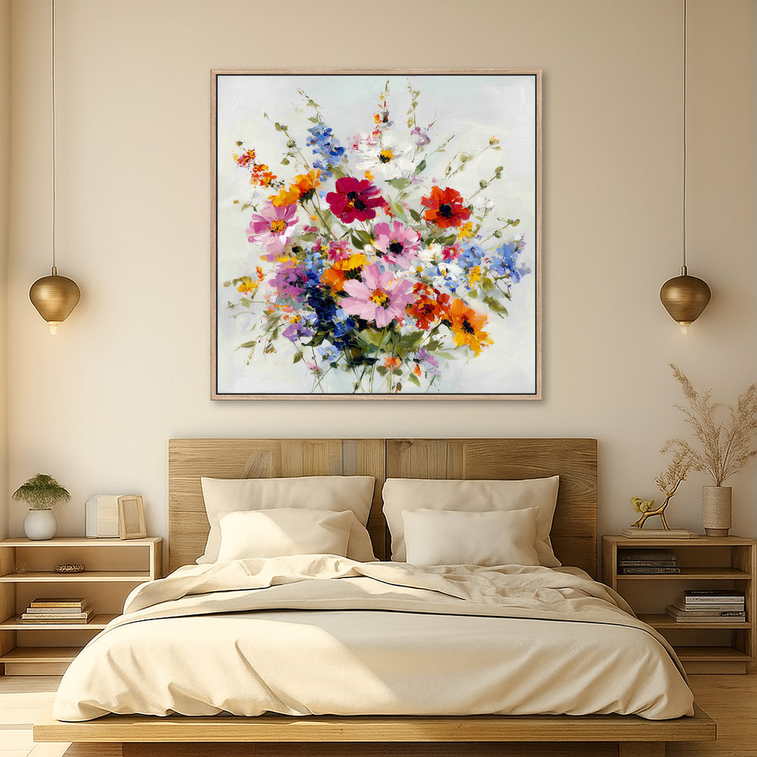 Colorful Wildflower Canvas Print