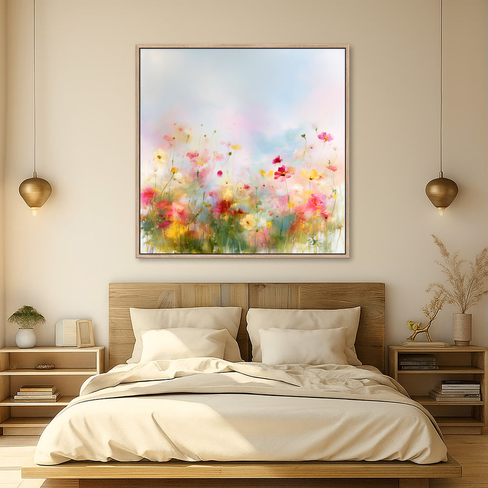 Pink Yellow Meadow
