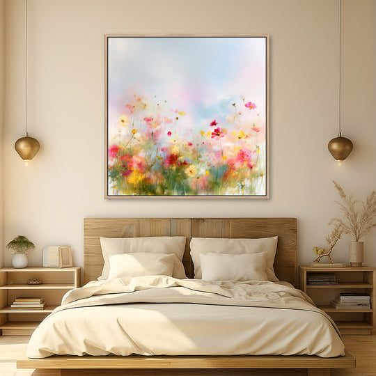 Pink Yellow Meadow