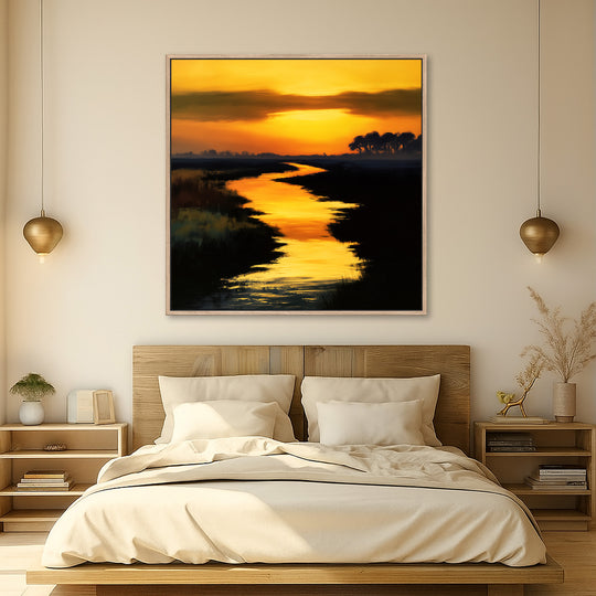 Large Sunset Canvas Print