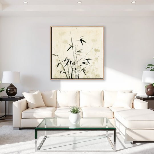 Large Bamboo Canvas Print