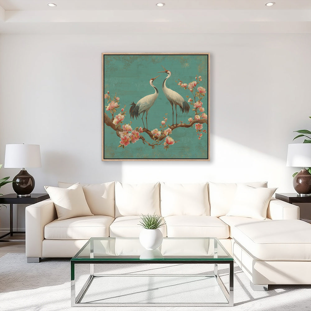 Crane Bird Canvas Print
