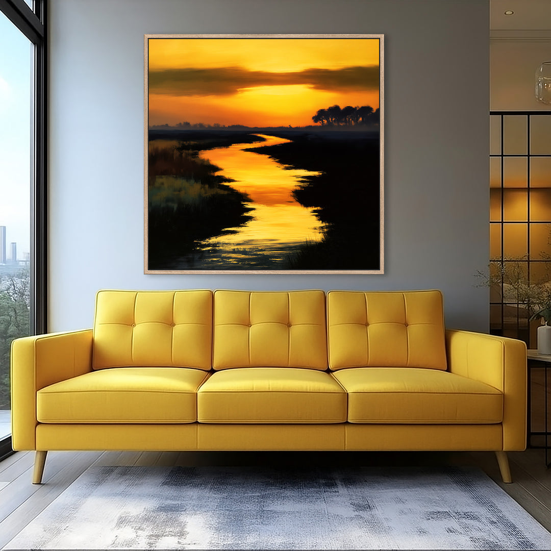 Large Sunset Canvas Print