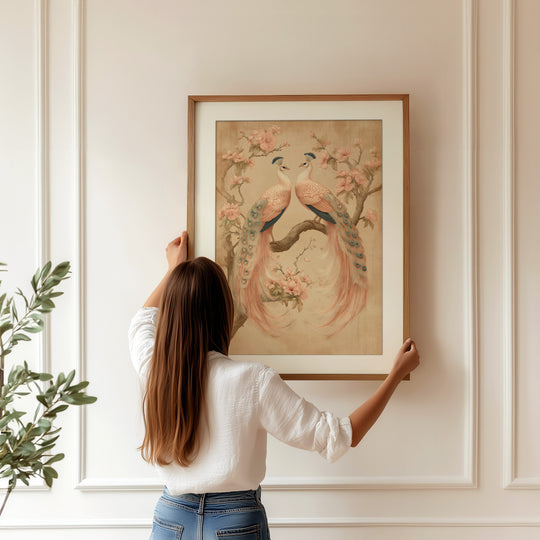 Peacock Bird Wall Art Print