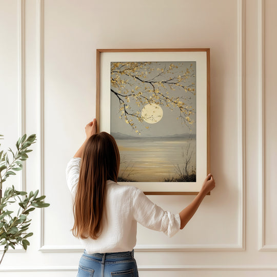 Golden Blossom Art Print