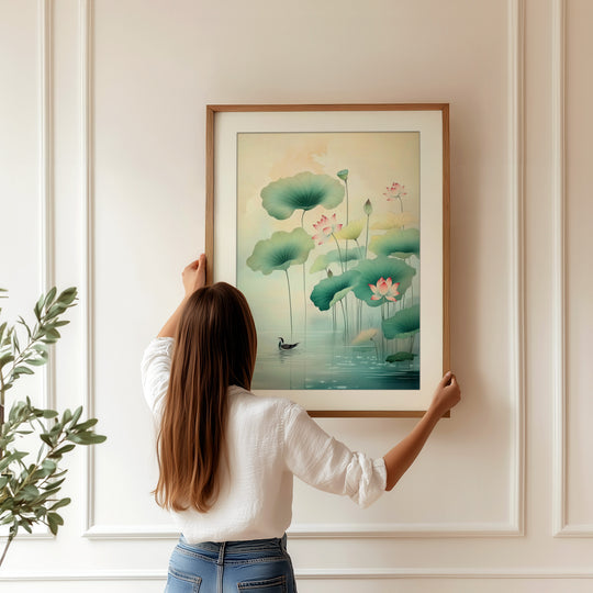 Lotus Flower Wall Art