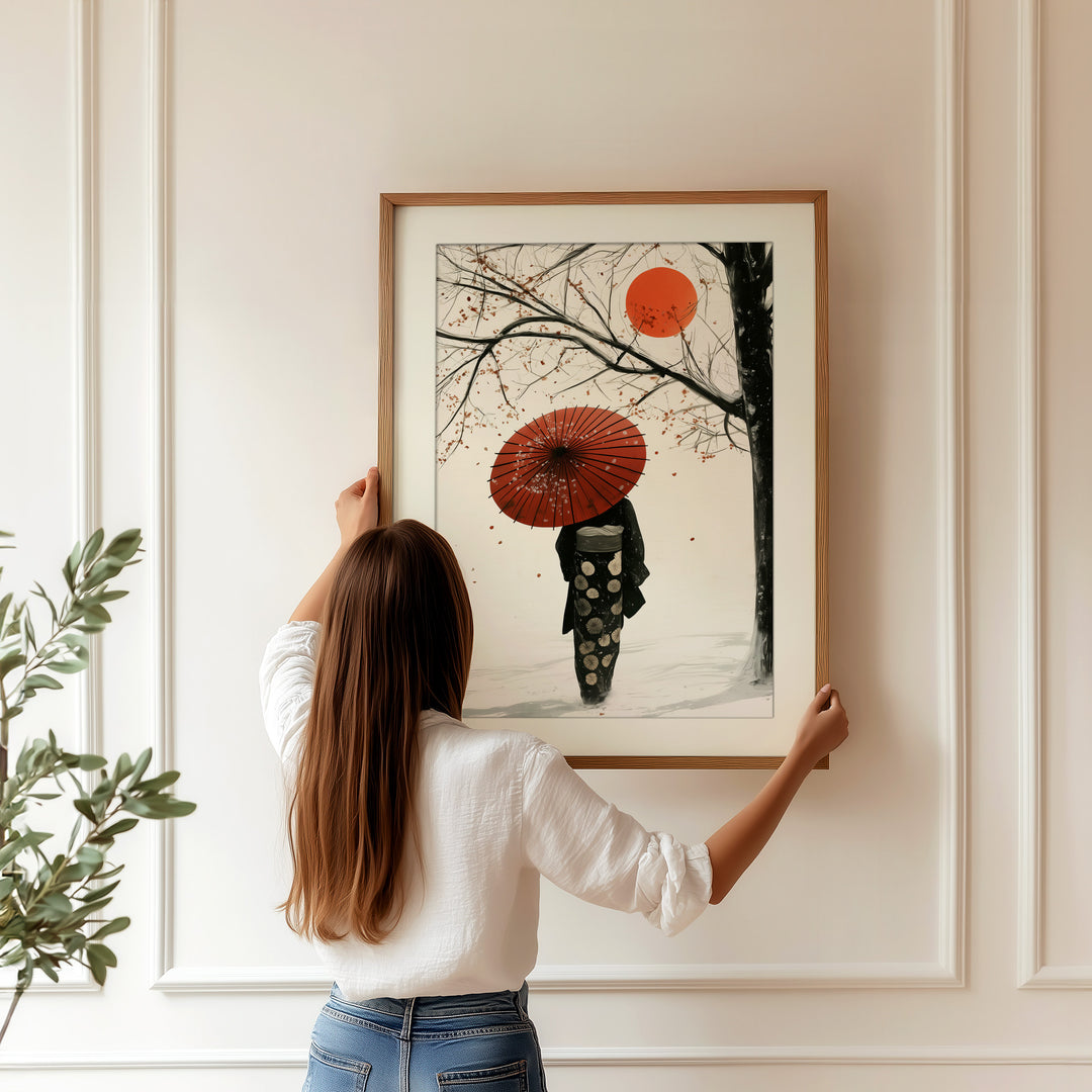 Japanese Woman Art Print
