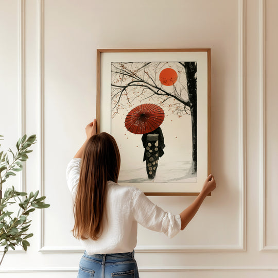 Japanese Woman Art Print