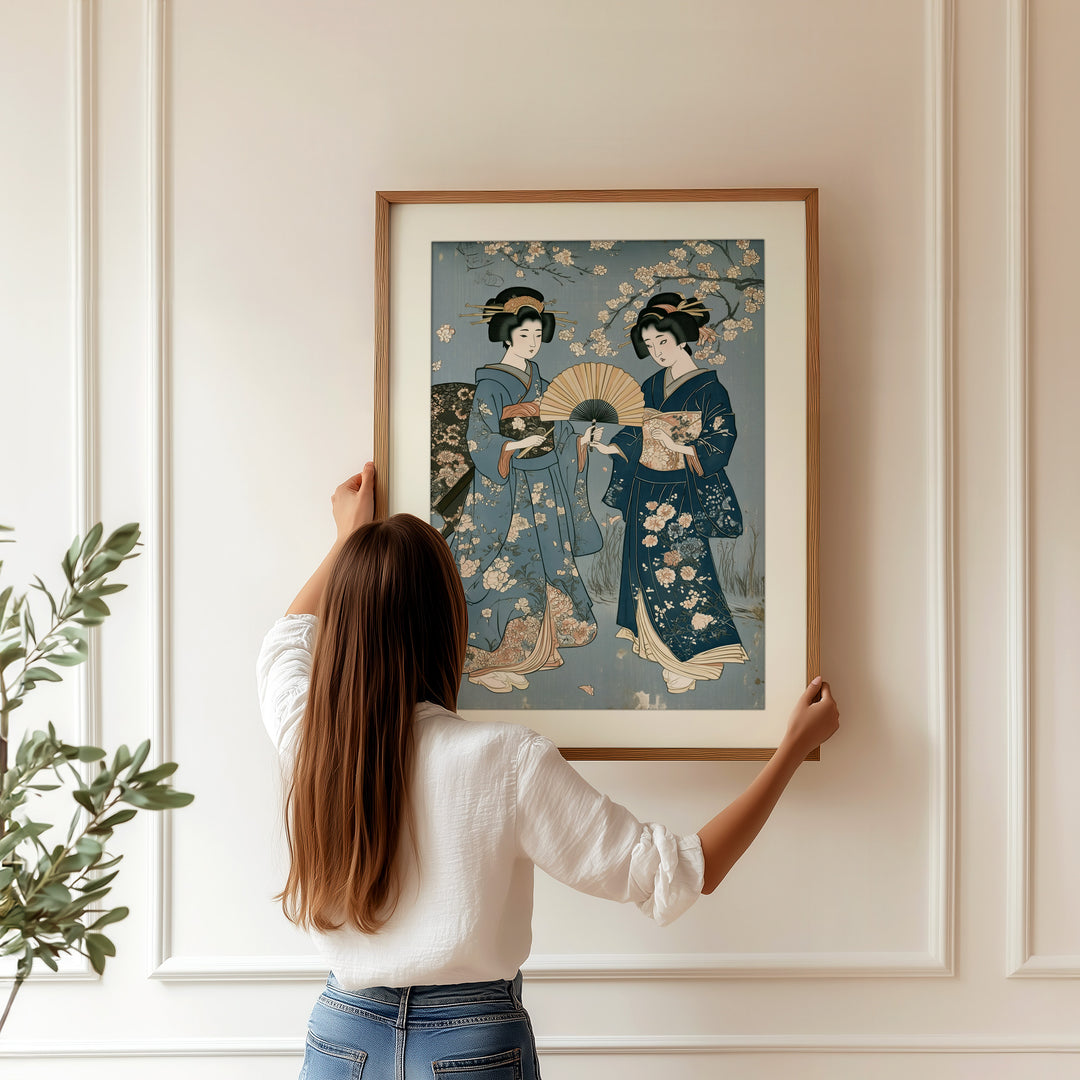 Japanese Geisha Art Print