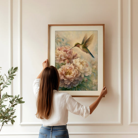Pink Peony Wall Art