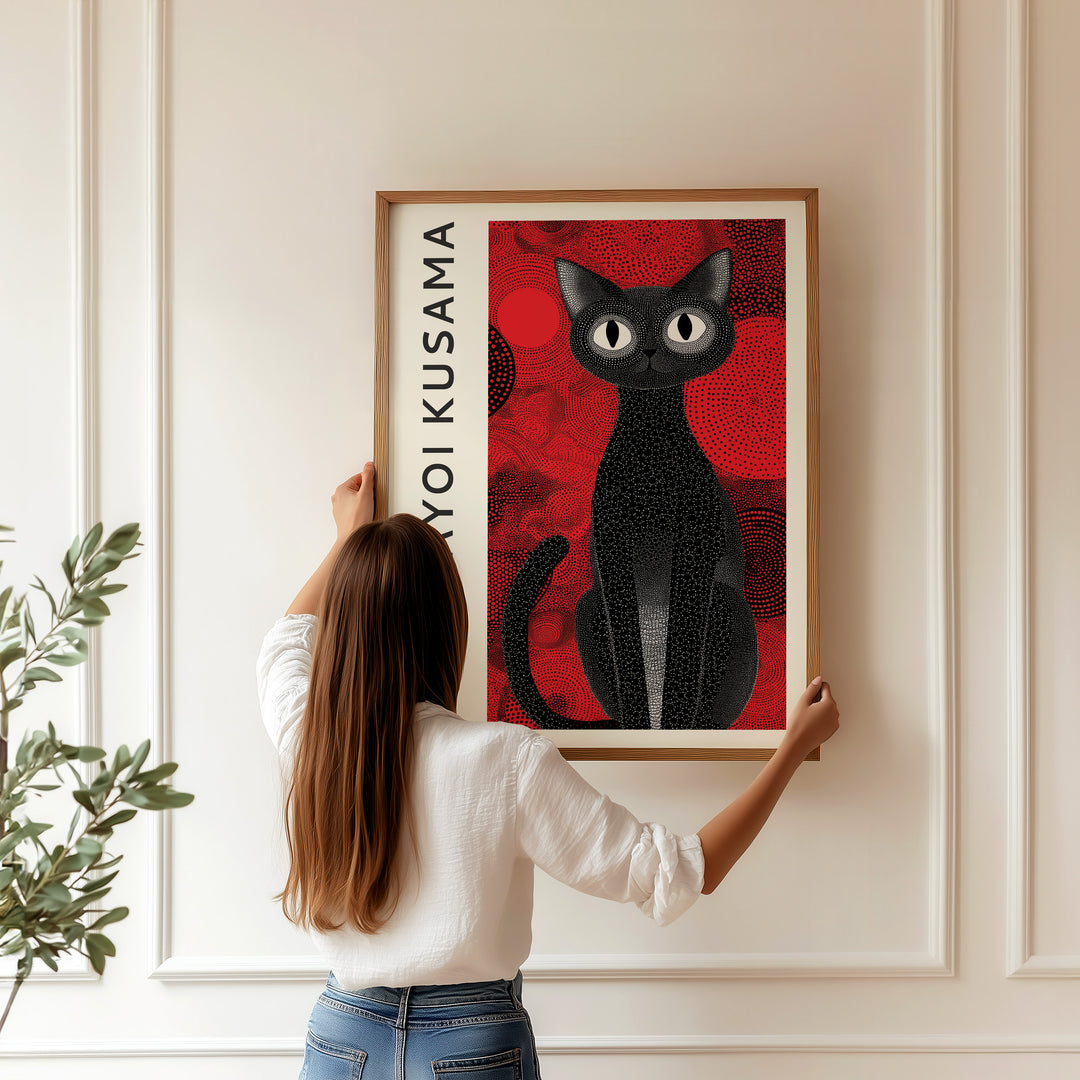 Yayoi Kusama Black Cat