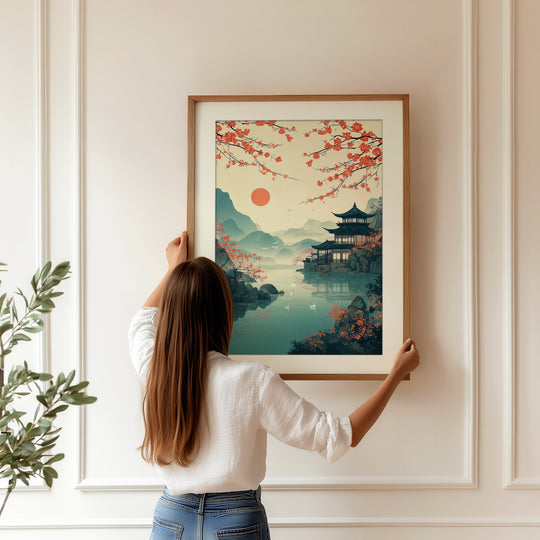 Japanese Landscape Art Print