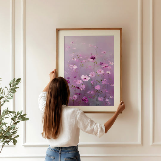 Pink Floral Art Print
