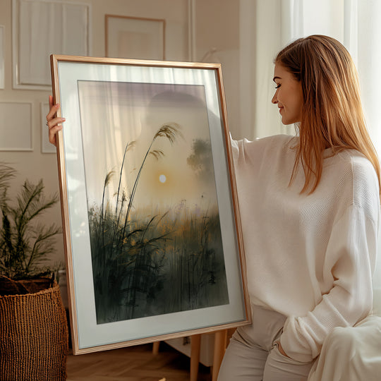 Sunset Meadow Art Print