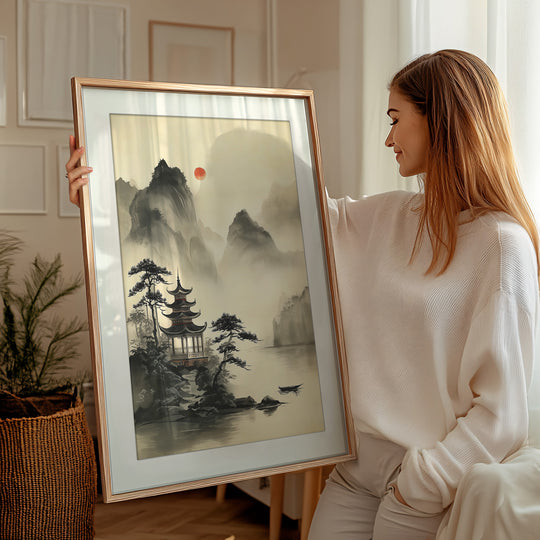 Japanese Pagoda Art Print
