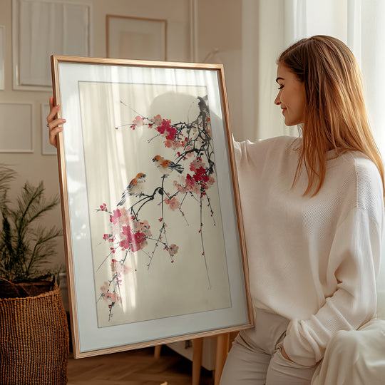 Bird Blossom Art Print