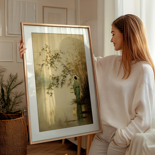 Japanese Bamboo Art Print