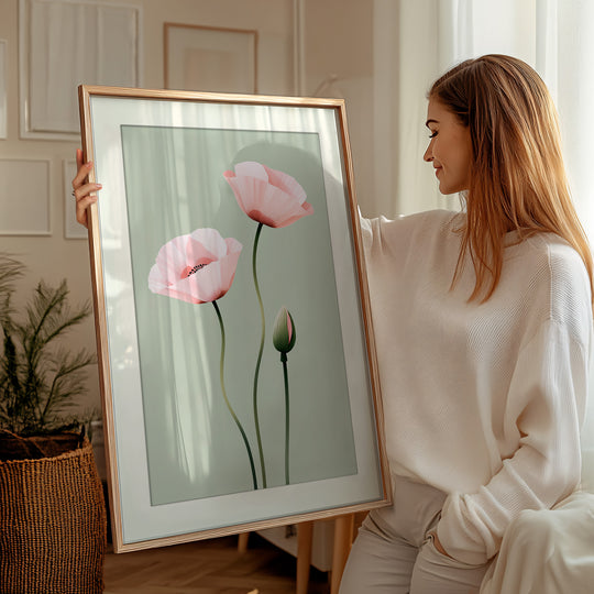 Pink Poppy Art Print