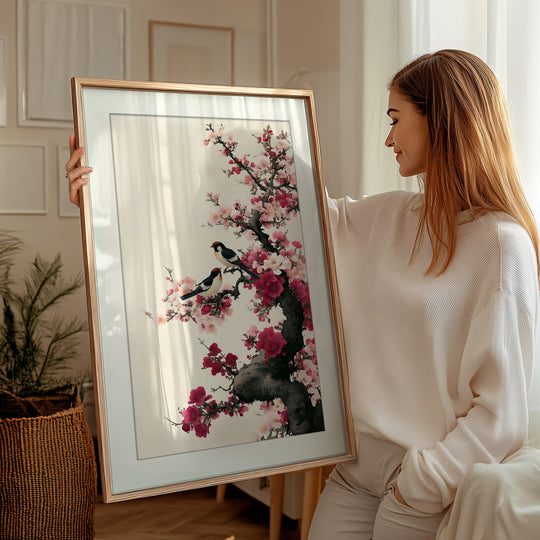 Japanese Floral Wall Art