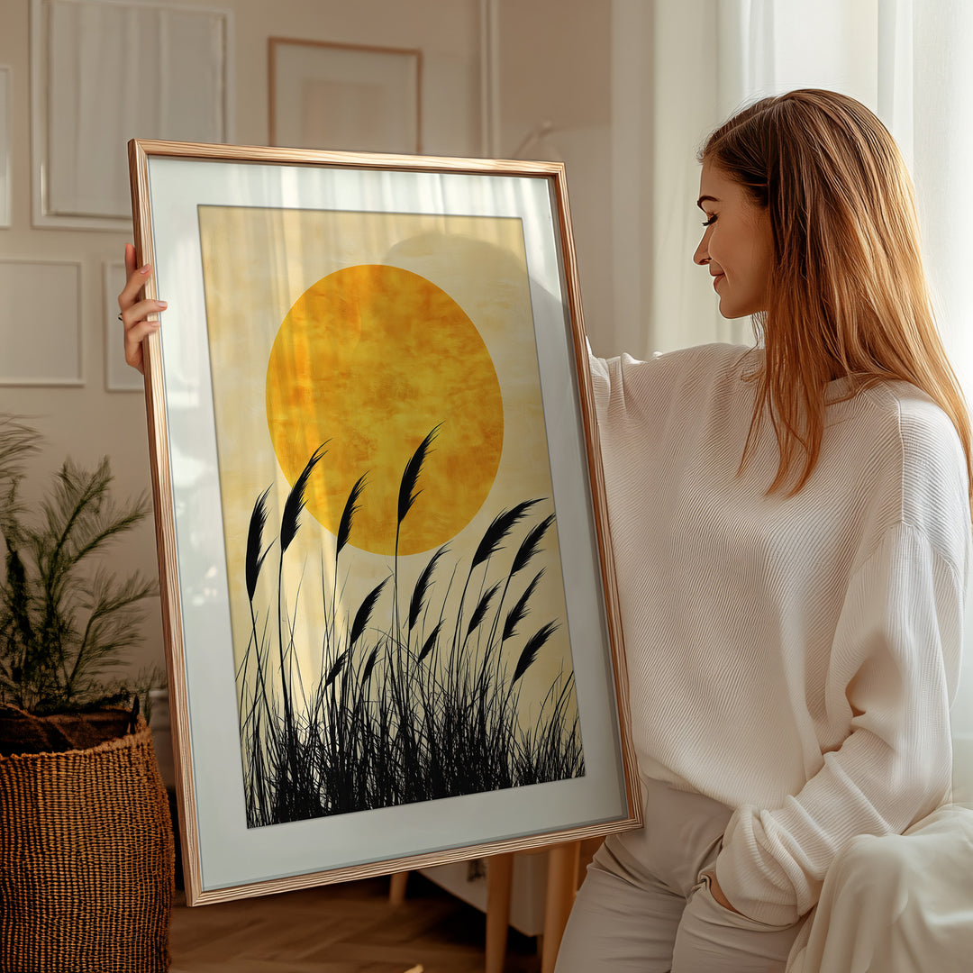 Golden Sun Art Print