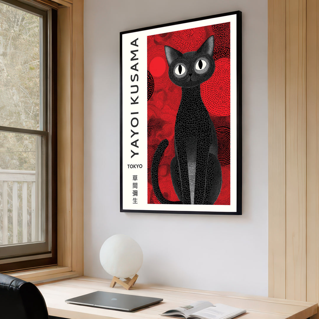 Yayoi Kusama Black Cat