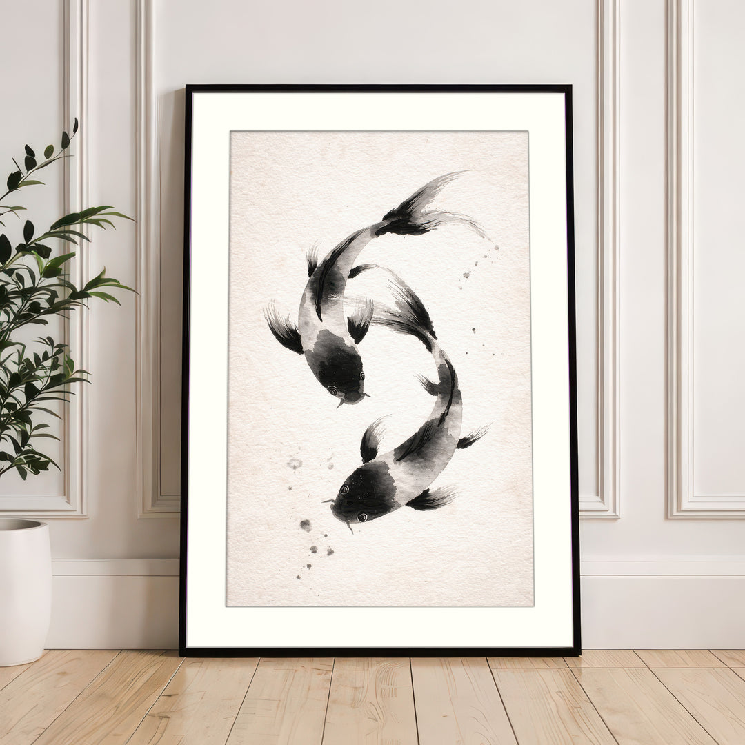 Koi Fish Wall Art Print