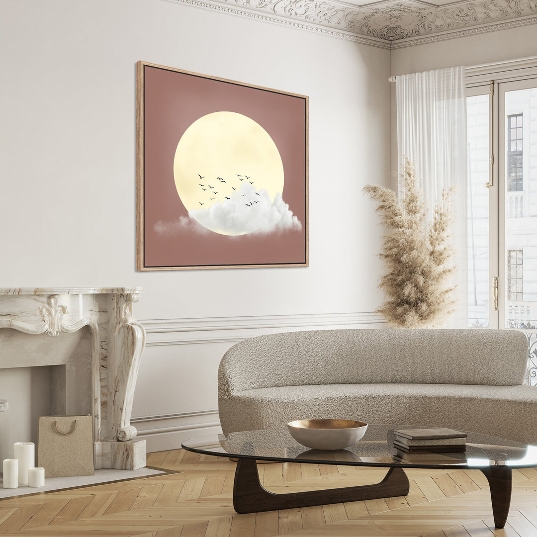 Bird Flock Moon