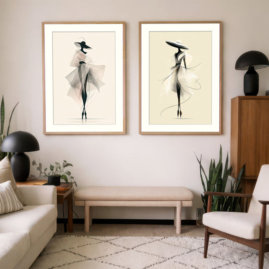 Fashion Wall Art Prints Set of 2