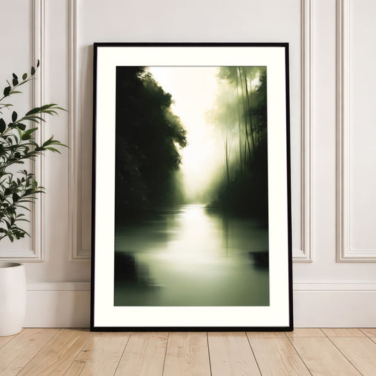 Misty Forest Art Print