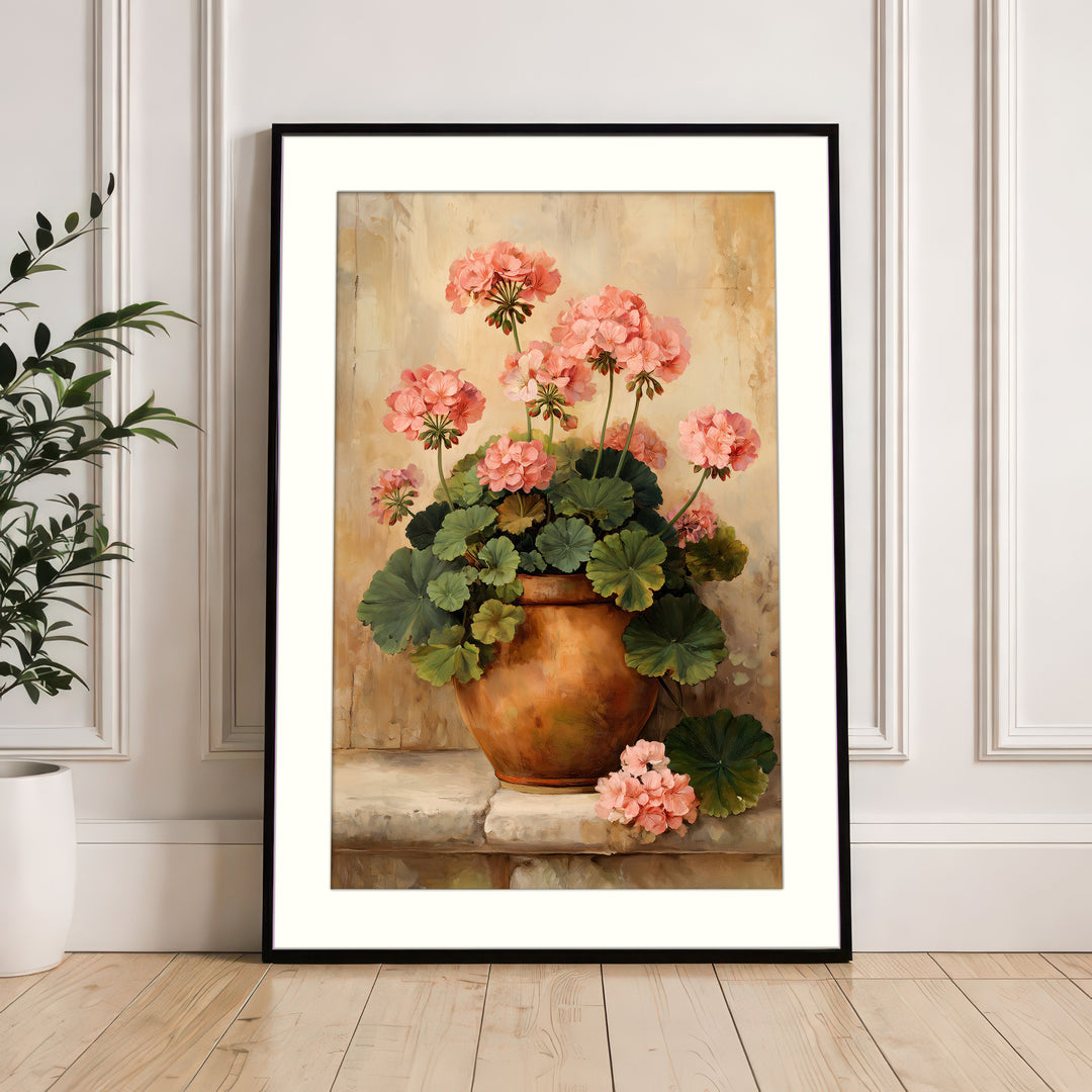 Pink Geranium Art Print