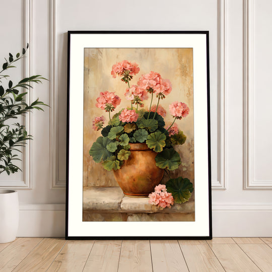 Pink Geranium Art Print