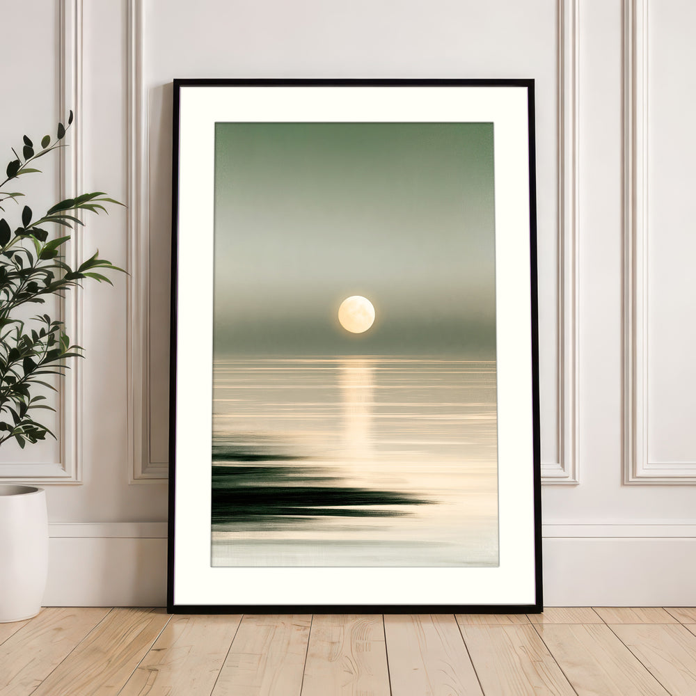 Moonlit Ocean Art Print